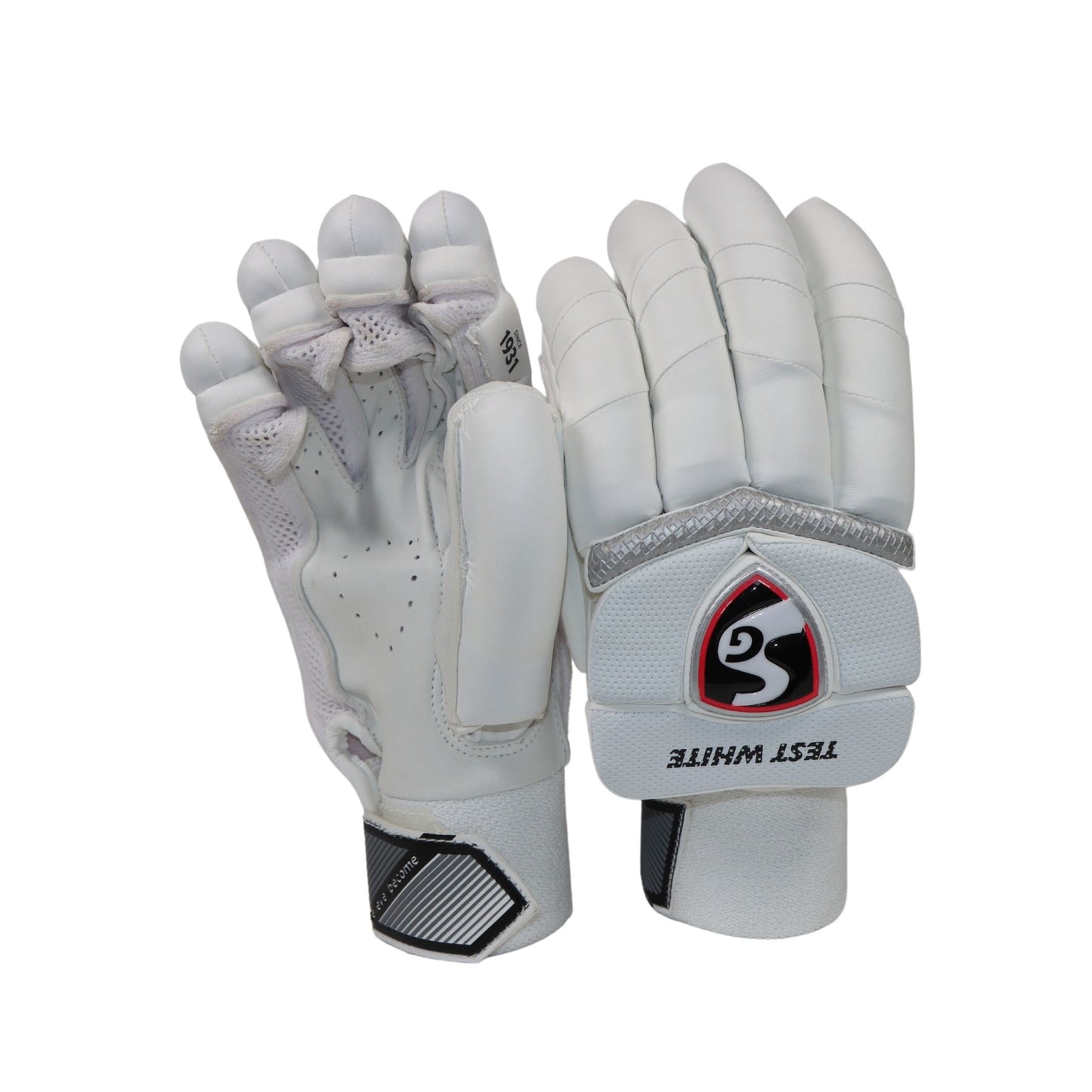 SG Test White Cricket Batting Gloves