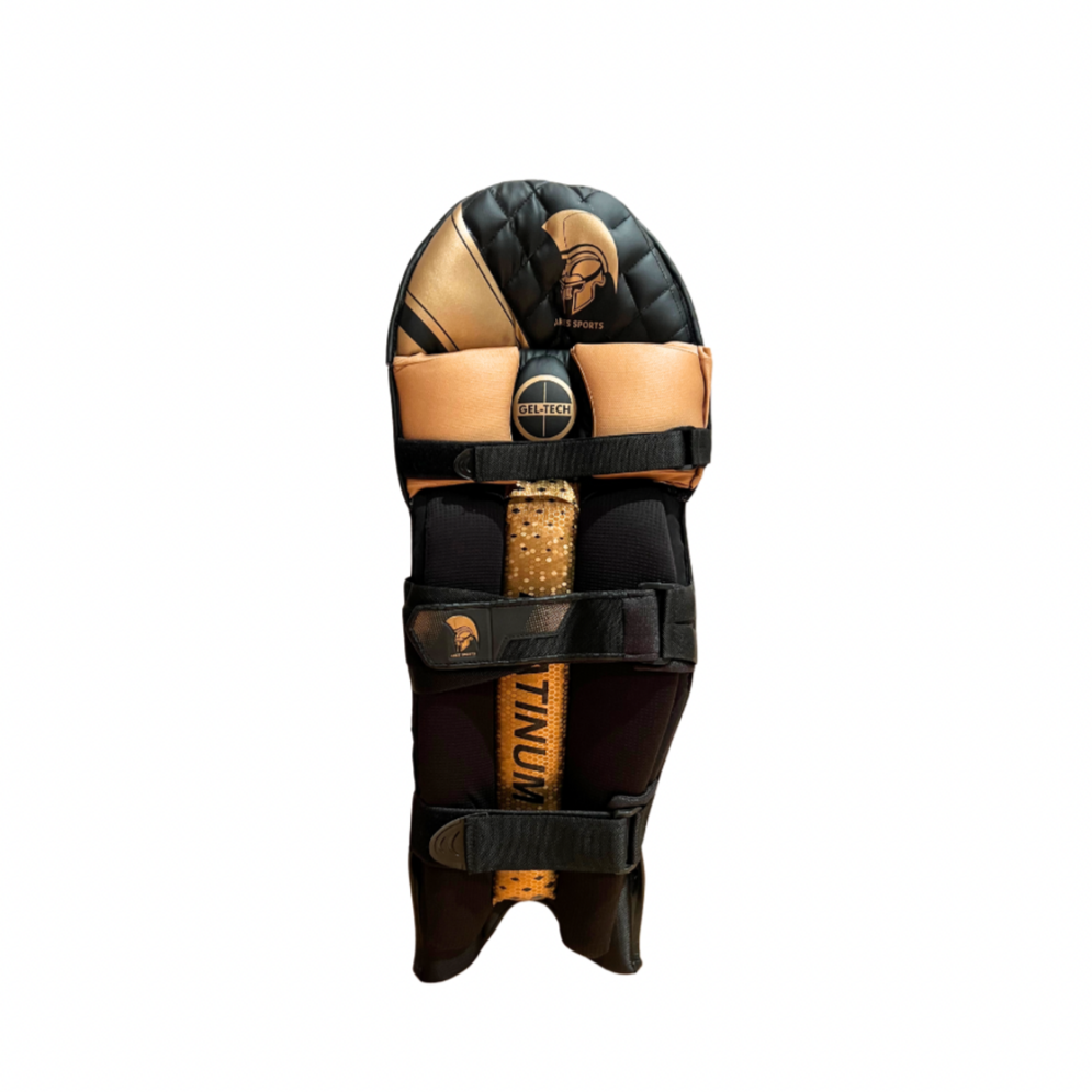 Ares Sports Cricket Batting Pads - Black