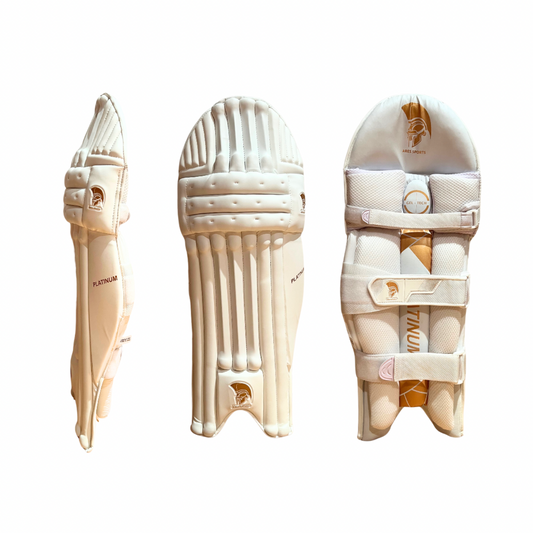 Ares Sports Cricket Batting Pads White - 2024